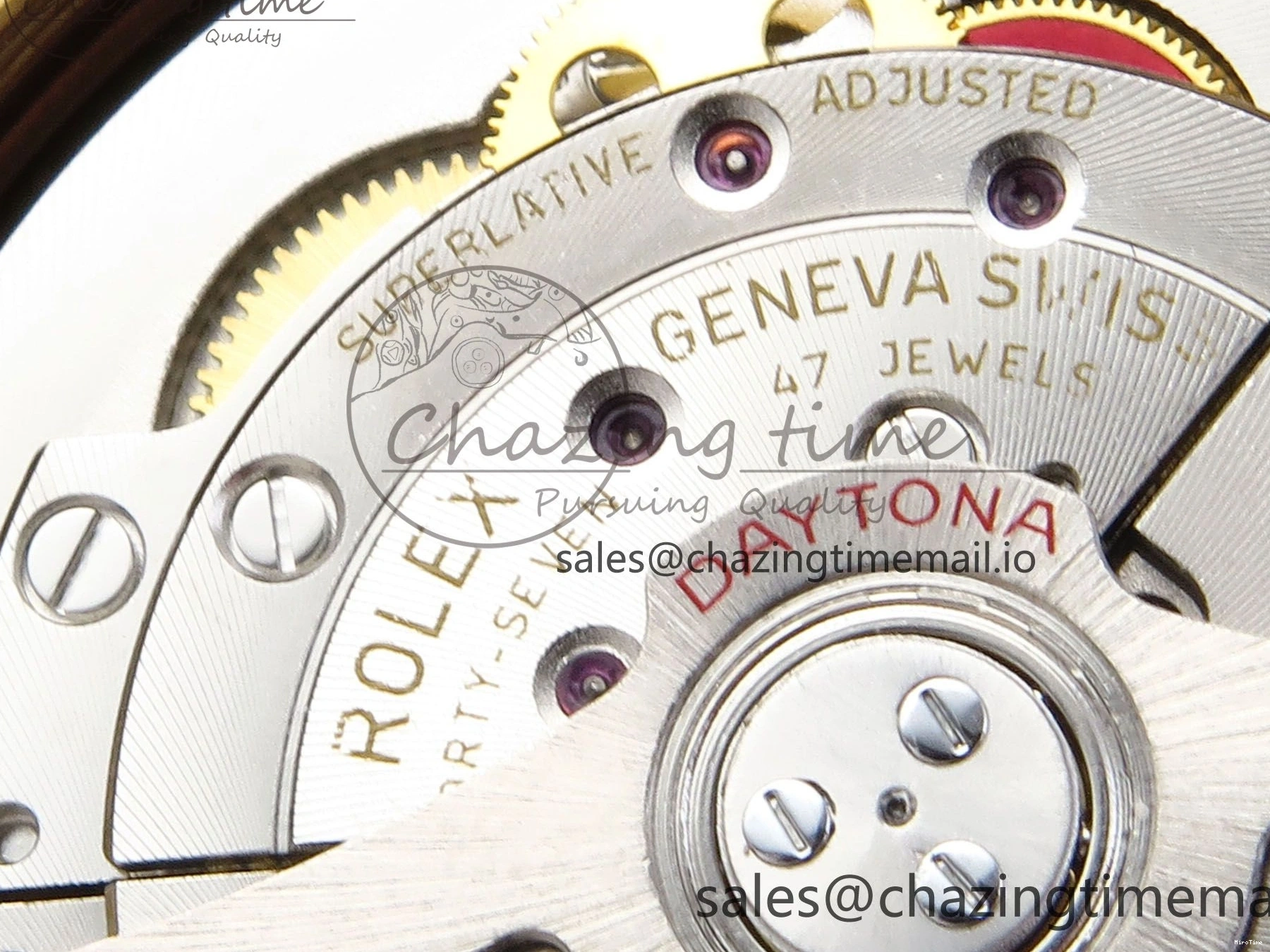 MiroTime 0203 Daytona 126538TBR EWEF 1:1 Best Edition 904L Steel YG Crystal Dial Diamonds Bezel on Black Rubber Strap SH OdorResistant 463